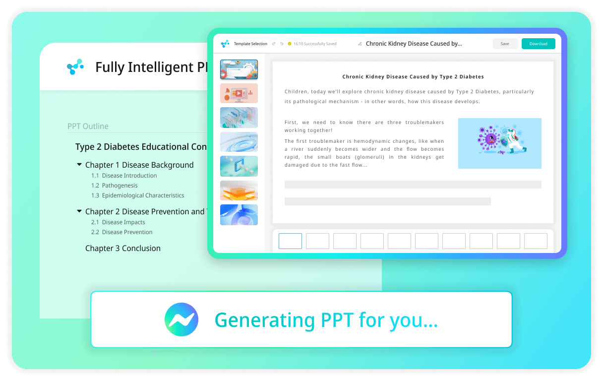 Fully Automated PPT Generation